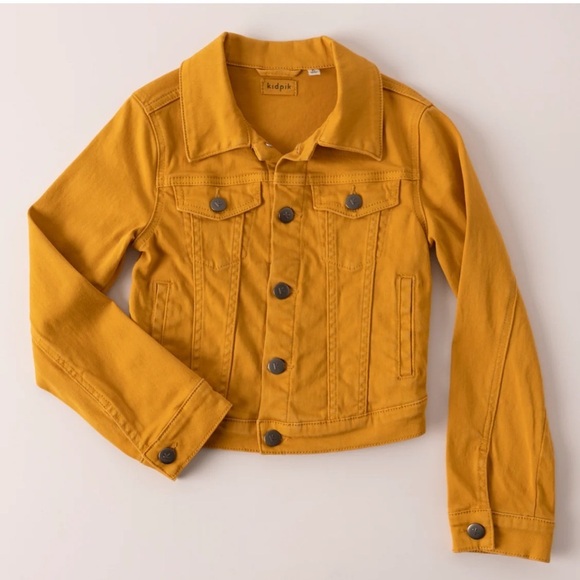 KIDPIK COLORED DENIM JACKET SIZE 10 GIRLS - Picture 7 of 7